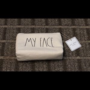 NEW Rae Dunn My Face Cosmetic Bag